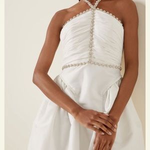 Self portrait crystal halter